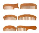 Natural Handmade Wooden Comb Anti Static Green Sandalwood Comb