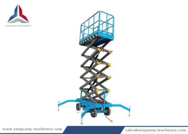 Buy cheap 10m Platform Height Battery Moving and Lifting Hydraulic Scissor Lift Table from wholesalers