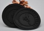 Woven Fabric Heat Transfer Labels Embossed Logo For Clothing