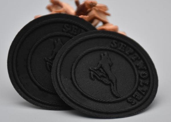 Buy cheap Woven Fabric Heat Transfer Labels Embossed Logo For Clothing from wholesalers