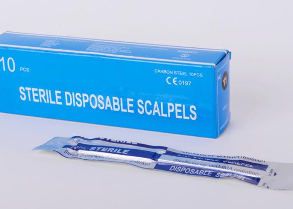 Buy cheap Disposable Medical Consumable Products , Sterile Surgical Scalpel Steel Blade from wholesalers