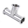 Buy cheap Oil Water Gas 3A DIN Cylindrical Head Code SS316L 304 Sanitary Standard Clamp Tee 1/4''-6 from wholesalers