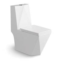 Buy cheap Hotel Ceramic Siphnic One Piece Toilet Seat Included Floor Mounted product