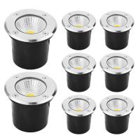 Buy cheap Steel Glass 7W LED Underground Lamp IP67 3000K Waterproof product