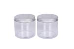 Double Wall Frosted Od 92mm Cosmetic Cream Jars Luxury Personal Skincare 500g