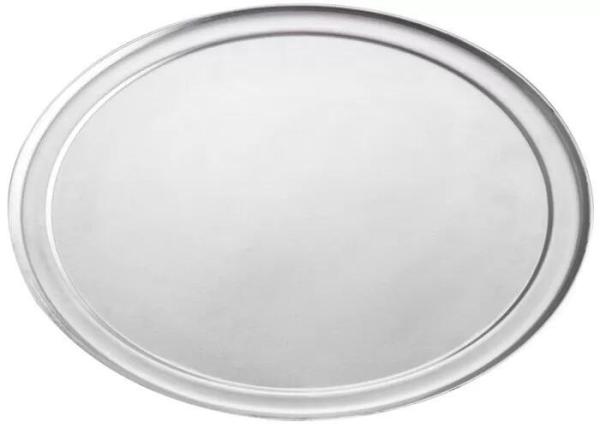Buy cheap 16" Aluminium Baking Tray NSF Coupe Type Pizza Tray Wide Rim Pizza Pan from wholesalers