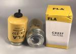 Hydraulic Liquid Excavator Fuel Filter 0.01μ~1000μ Filtration Rating Relieble