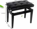 New Style Fashion Design Keyboard Bench Manufacturer With hot sale iron and wood