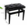 Buy cheap Custom Dustproof Piano Bench Cover Key Cover Cloth Wholesale Meltal black color piano bench,key board bench piano from wholesalers