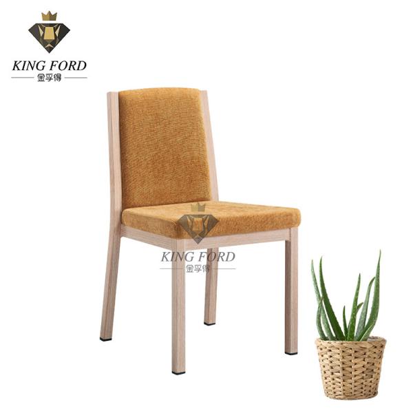Buy cheap KINGFFORD 30*30*2.0mm Tube Imitated Wood Chair Wooden Dining Room Chairs from wholesalers