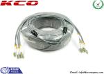 Multi Mode LC to LC 6 Cores Armored Fiber Optic Patch Cord Insertion Loss 0.2dB