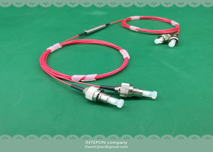 PM coupler, 1064nm, 2x2 type, 1.2dB excess loss, 0.8dB uniformity, 18dB extinction ratio.