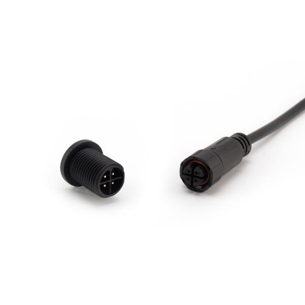 Buy cheap Nylon Waterproof DC Power Connector , Waterproof Electrical Plug Connectors 10A from wholesalers