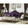 Buy cheap Antique French Green Purple Velvet Chaise Lounge Classic from wholesalers