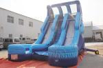 Blue Color Commercial Grade Inflatable Slide In 7x5.2x7m / Customized Size
