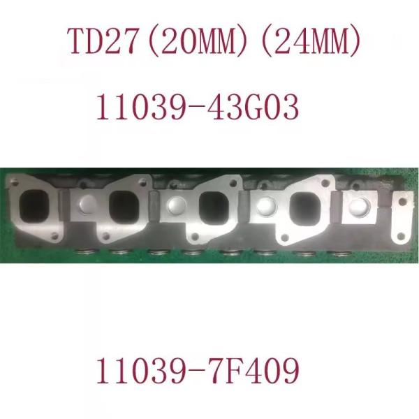 Buy cheap Cast Iron TD27 Cylinder Head 110397F409 Customizable For Nissan Terrano from wholesalers