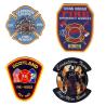 Buy cheap 100% Embroidery Iron On Fireman Patch Workwear Police Shoulder Patches from wholesalers