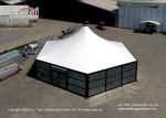 Luxury Hexagon Module Square Outdoor Event Tents For Church , Banquet