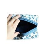 Promotional Printed Floral Canvas Cosmetic Bags / Canvas Makeup Bags