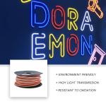 Waterproof 50 Meter 220V Orange Silicone Neon LED Strip