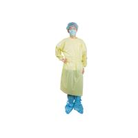 Buy cheap Skin Friendly Disposable Isolation Gown Dustproof Waterproof 40-60gsm product