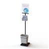 Buy cheap Floor Standing Sanitation Stand With Sign Holder from wholesalers