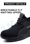 2024 Fashion Summer Breathable Steel Toes Casual Safety Working Boots Industrial