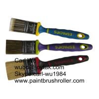 Buy cheap Natural bristle Chinese bristle synthetic mix 3 piece paint brush sets wood product