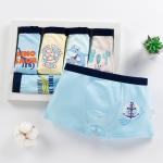 140CM 3XL Children'S Cotton Underwear Boxer Shorts Four Pack For Middle Aged
