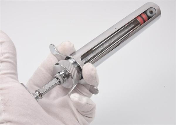 Buy cheap Copper 20ml Veterinary Metal Syringe 9.5cm Luer Lock Metal from wholesalers