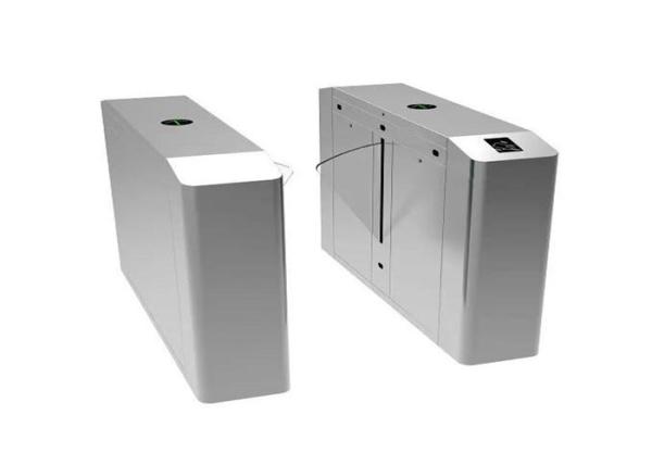 Buy cheap Electrical Retractable Flap Barrier Gate , Supermarket / Subway Turnstile from wholesalers