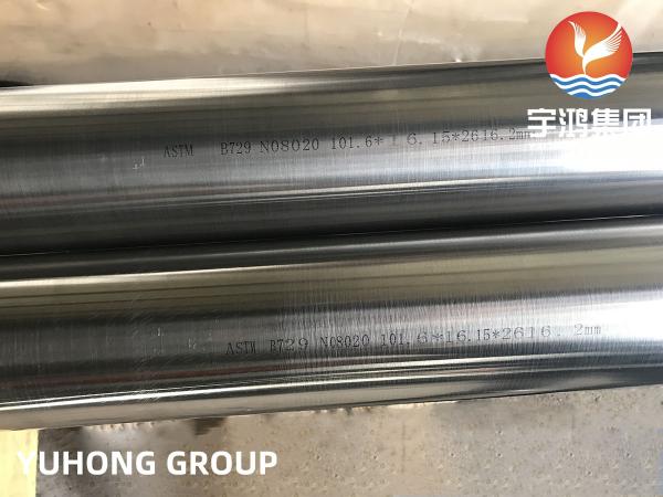 Buy cheap Nickle Alloy Pipe ASTM B729 Alloy20 ,N08020, 2.4660 Hastelloy Pipe from wholesalers