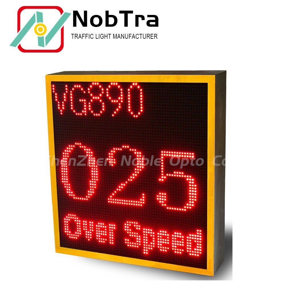 Crossroad Application Solar Speed Traffic Sign With NICE SPEED Display