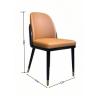 Buy cheap Hotel Restaurant and Home Dining Room Furniture Solid Wood Chair with Curved Backrest from wholesalers