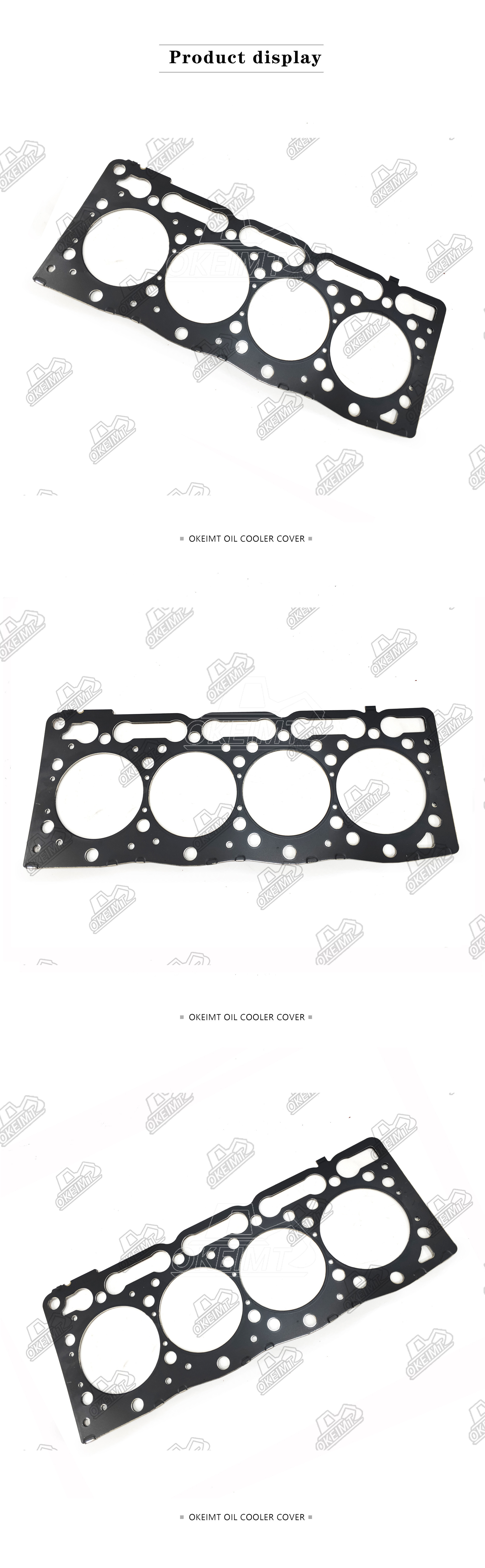 Iron Cylinder Head Gasket 16394-03310 For Kubota V1505 Engine