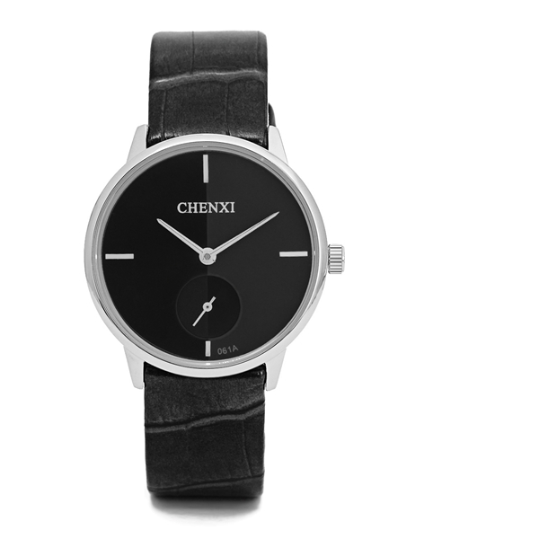 Famous Brand CHENXI Super Simple Classic Sport Watchn Stainless Steel Case Leather Watches