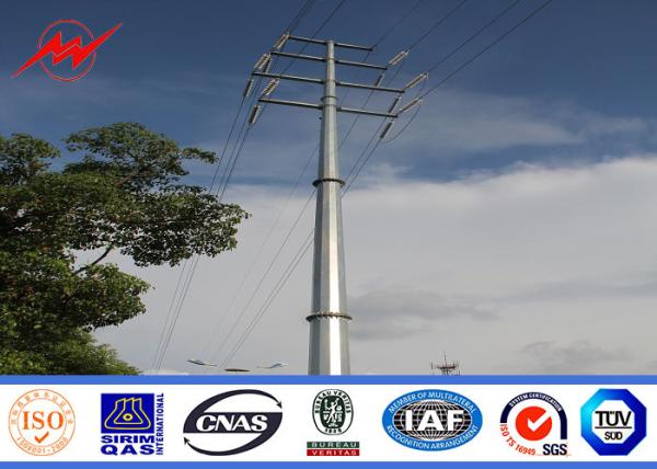 Buy cheap Hot Dip Galvanized Utility Power Poles For 69kv Transmission Line Project from wholesalers