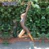Buy cheap Outdoor garden decoration, a bronze statue of a beautiful woman dancing at the size of a real person from wholesalers
