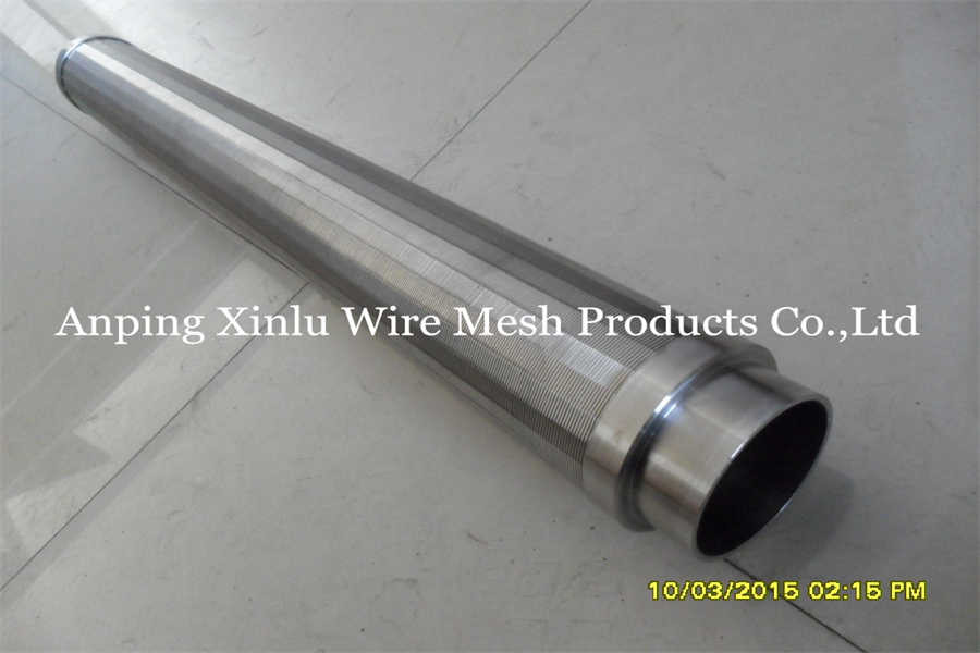 Stainless Steel Wedge Wire Screen Tube 304L/316L Grade Water Well Screen Pipe