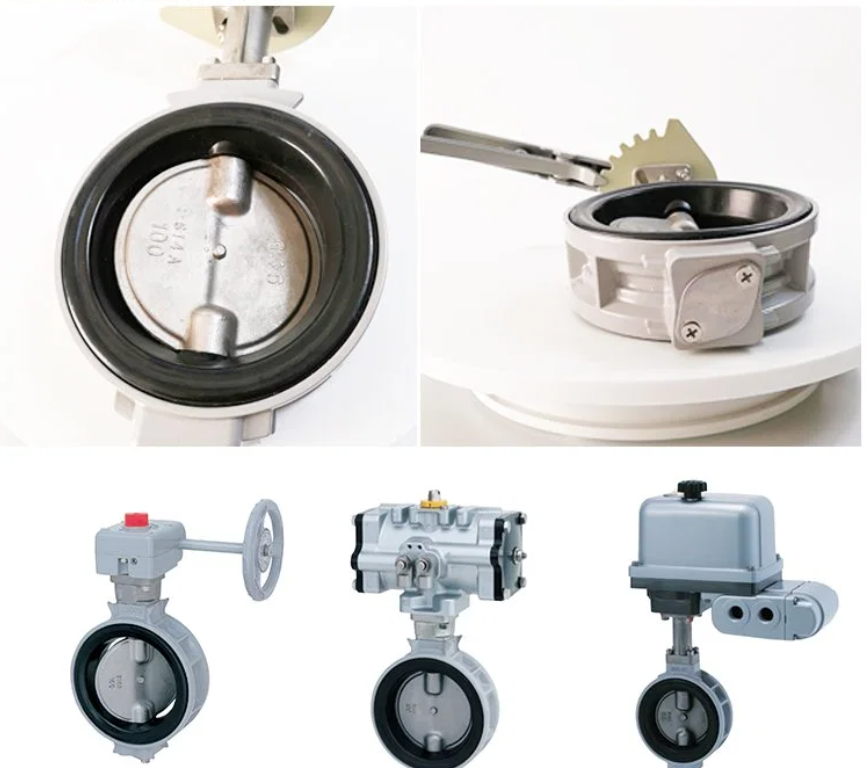 Port Size with Customer's Requirements Sea Water Butterfly Valve DN100 DN500 2" 4