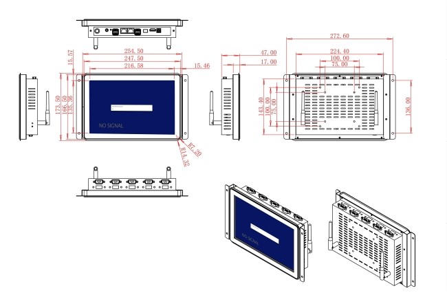 10.1-Inch Display for Industrial HMI Panels and Retail Signage