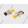 Buy cheap Plastic Body Multimode ST To SC Male-Male Duplex Fiber Optic Adapter from wholesalers