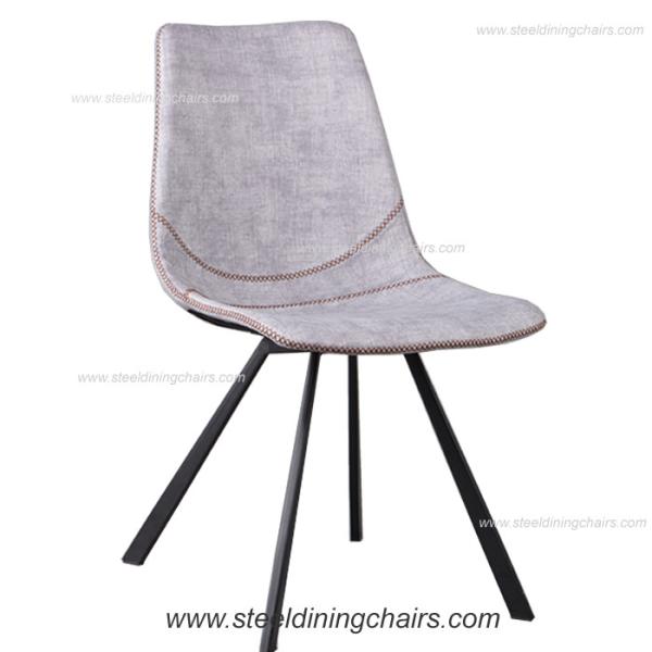 Buy cheap BIFMA 82CM Side Backrest Stainless Steel Dining Chairs from wholesalers