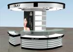 Brand Cosmetic Store Furniture / Cosmetics Shop Fittings Kiosk Any Color