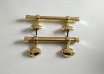 Italy style metal casket hardware H021 zamak coffin bar, funeral handle gold