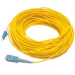 SM LC UPC - SC UPC 2mm 25m Fiber Optic Patch Cable -40~80 LAN