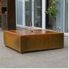 Buy cheap Decoration Outdoor Square Metal Wate Table Corten Steel Garden Water Fountain from wholesalers