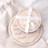 Buy cheap Baby Monthly Milestone Wooden Cards Baby Gifts Newborn Photography Props Double Sided Engraved Discs from wholesalers