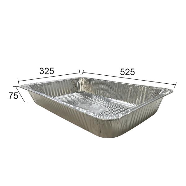 Buy cheap Environmental Friendly Rectangular 525*325*75 Foil Food Container for Turkey Roaster from wholesalers