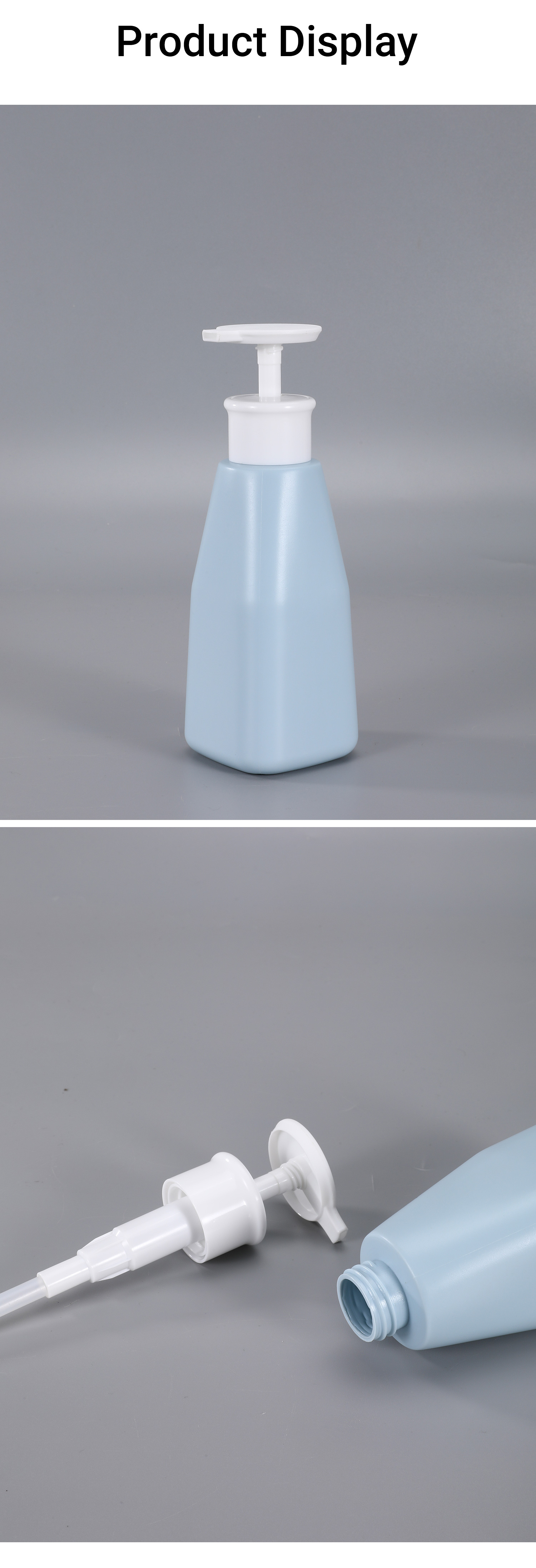 Pump Cap 330ml 11oz Round Shoulder Bottle for Body Lotion Hand Wash Cleanser Skin Care